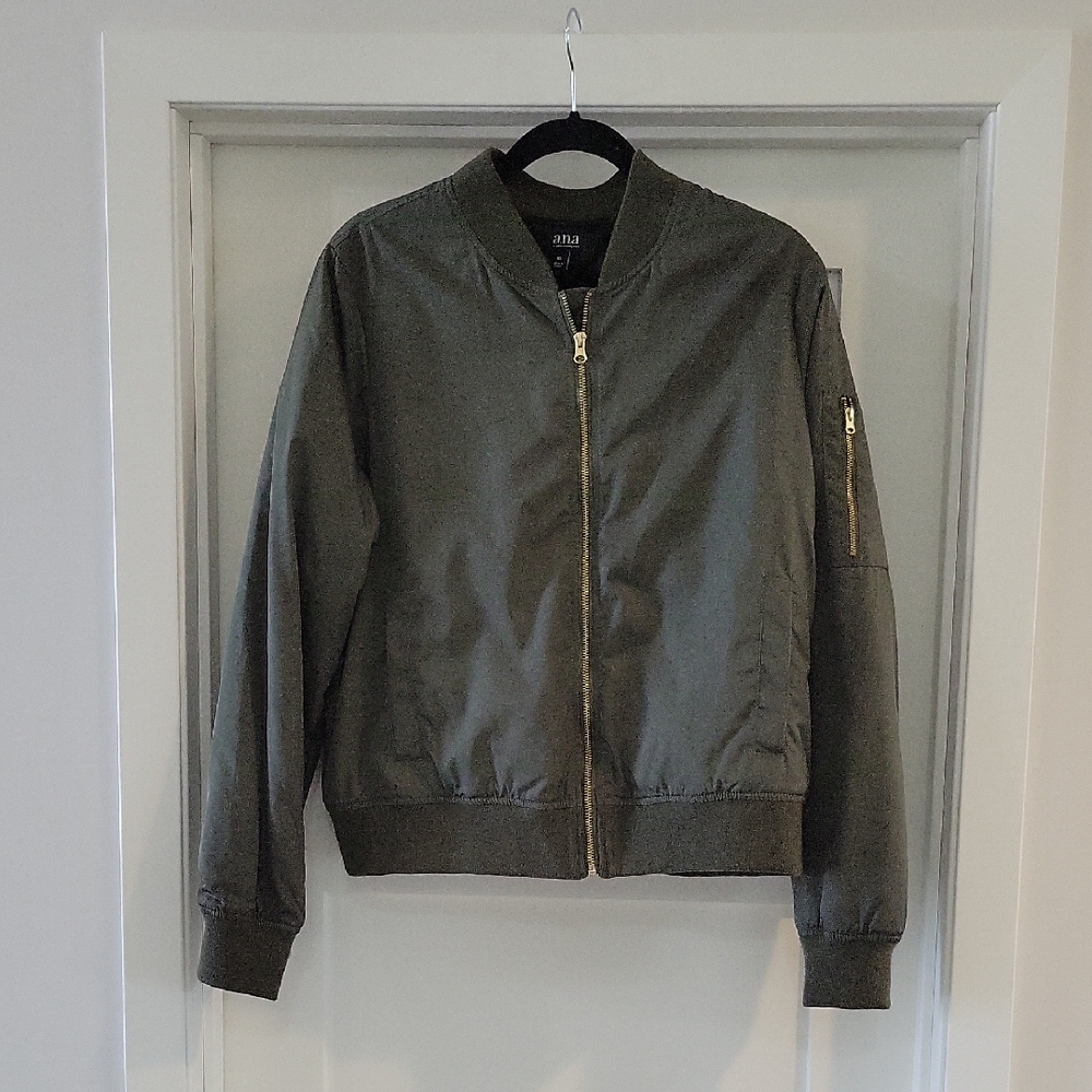 a.n.a Green Bomber Jacket XL